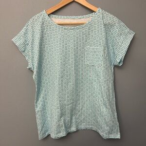 Talbots Patterned Pocket T-Shirt
